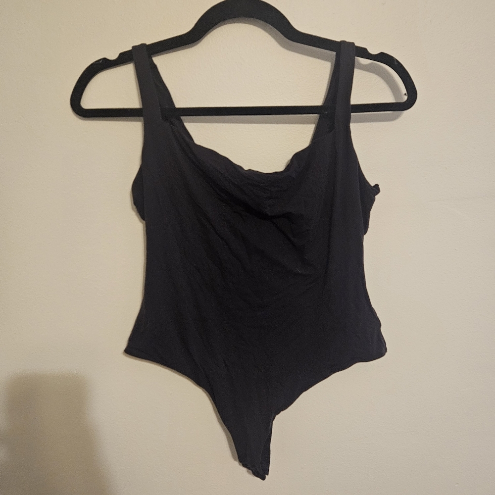 Skims Black Sleeveless Bodysuit